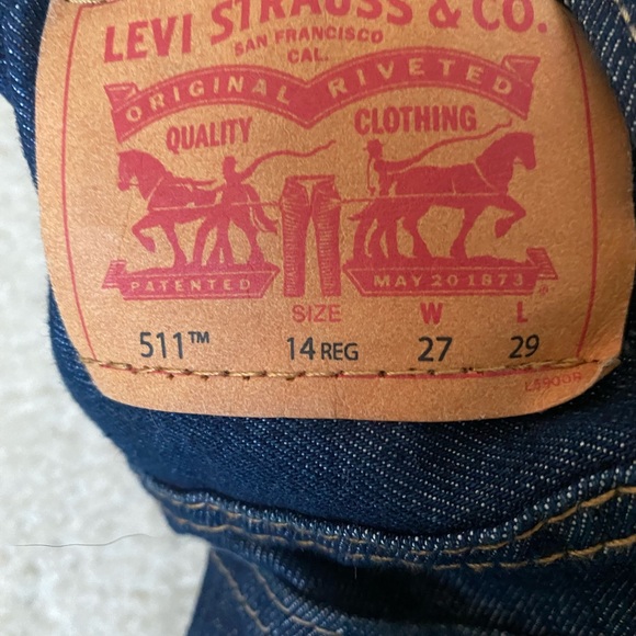 Levi’s Boys 511 Slim 27 (w) x 29 (L) / Size: 14 - Picture 2 of 5